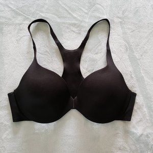 Black racerback bra
